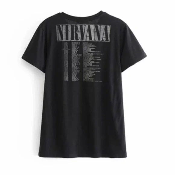 SOLD OUT Black Nirvana Angel Tour Concert Vintage Tee - Picture 3 of 4